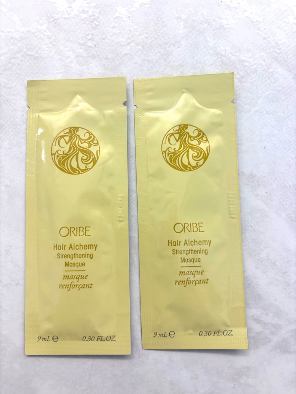 Oribe Set of 2 Hair Alchemy Strengthening Masque samples